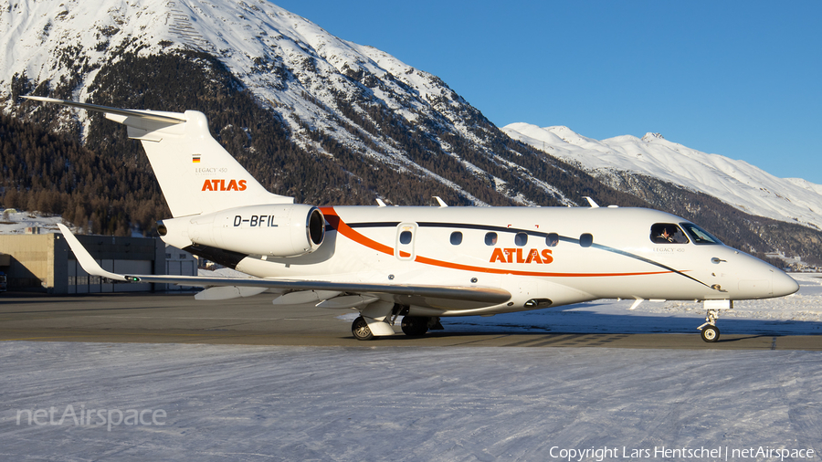 Atlas Air Service Embraer EMB-550 Legacy 500 (D-BFIL) | Photo 368038