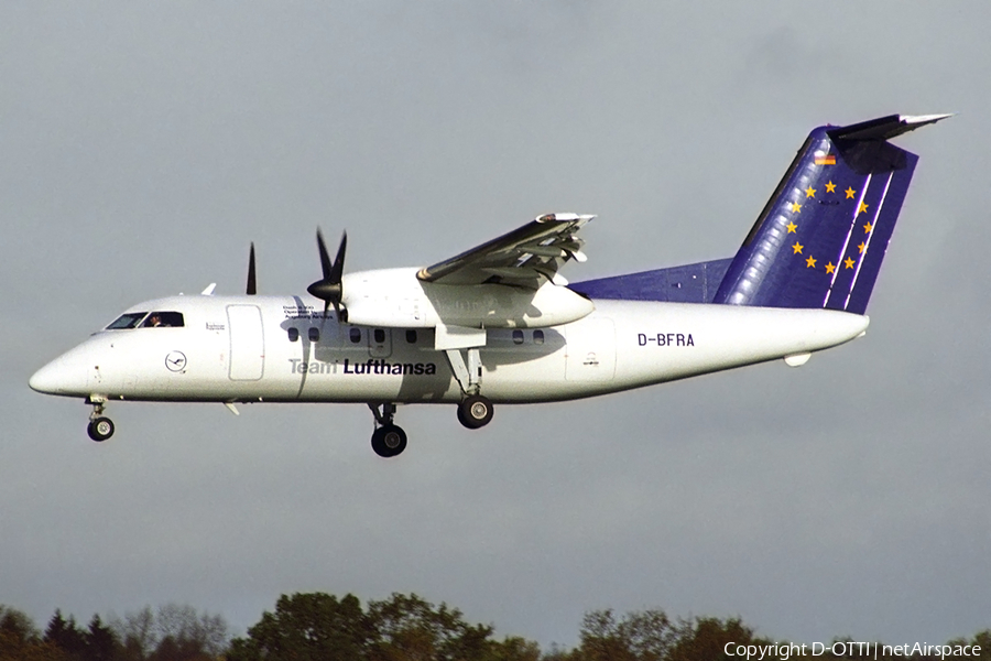 Team Lufthansa (Augsburg Airways) de Havilland Canada DHC-8-102 (D-BFRA) | Photo 366993