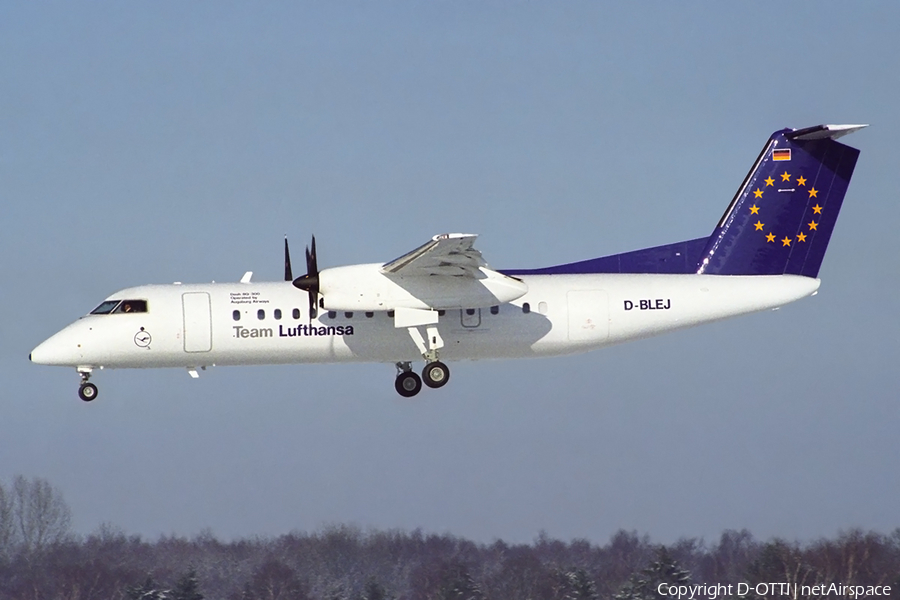 Team Lufthansa (Augsburg Airways) de Havilland Canada DHC-8-314Q (D-BLEJ) | Photo 383267