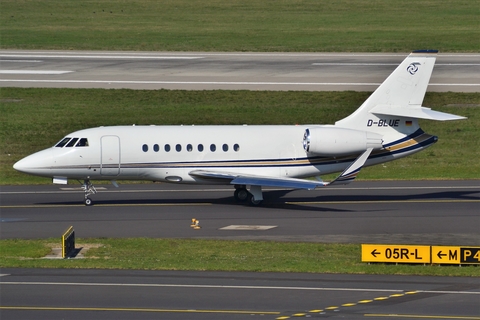 ACM Air Charter Dassault Falcon 2000LX (D-BLUE) at  Dusseldorf - International, Germany