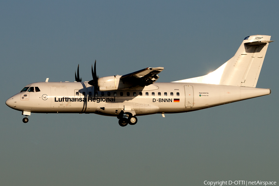 Lufthansa Regional (Contact Air) ATR 42-500 (D-BNNN) | Photo 199881