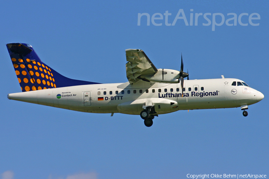 Lufthansa Regional (Contact Air) ATR 42-500 (D-BTTT) | Photo 72060