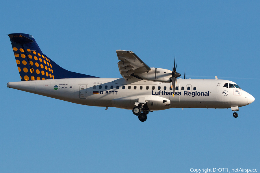 Lufthansa Regional (Contact Air) ATR 42-500 (D-BTTT) | Photo 234781