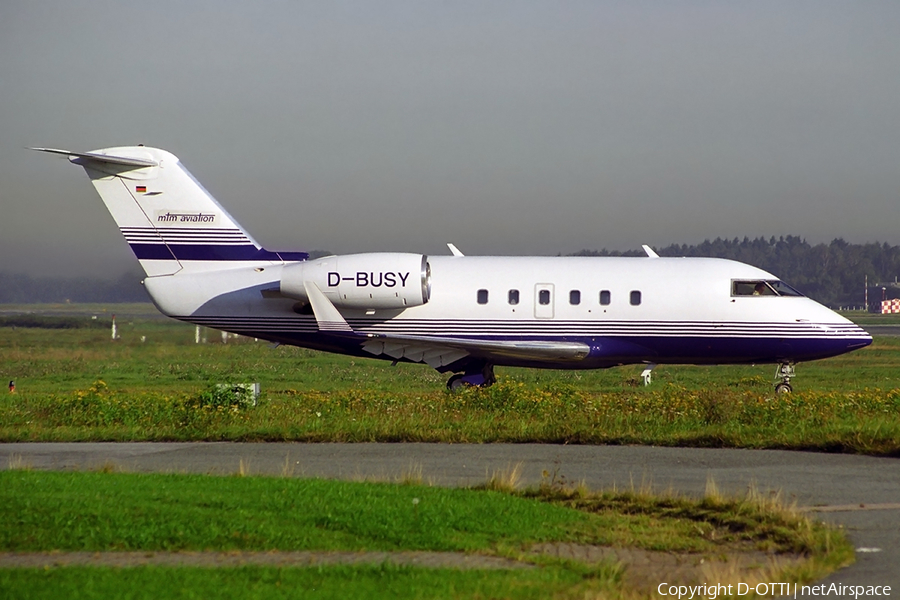 MTM Aviation Canadair CL-600-1A11 Challenger 600S (D-BUSY) | Photo 284321
