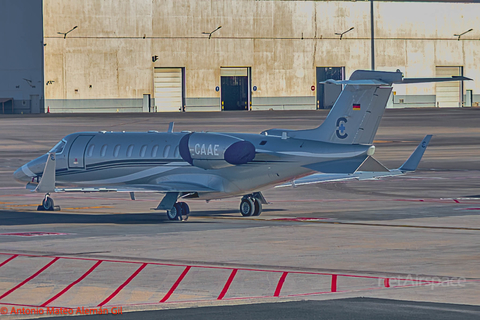 Unicair Bombardier Learjet 45XR (D-CAAE) at  Gran Canaria, Spain