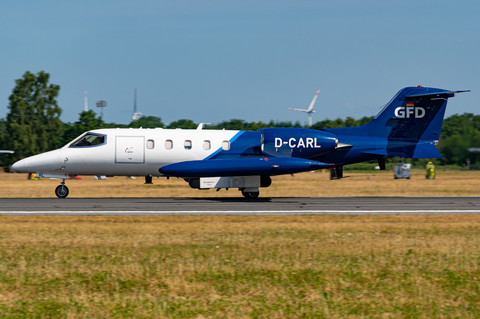 GFD - Gesellschaft fur Flugzieldarstellung Learjet 35A (D-CARL) at  Hohn - NATO Flugplatz, Germany