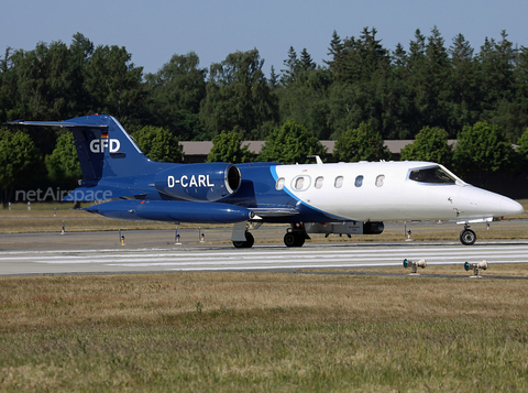 GFD - Gesellschaft fur Flugzieldarstellung Learjet 35A (D-CARL) at  Hohn - NATO Flugplatz, Germany