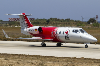 FAI Rent-A-Jet Learjet 55 (D-CFAI) at  Rhodes, Greece