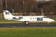 FAI Ambulance Learjet 55 (D-CONU) at  Hamburg - Fuhlsbuettel (Helmut Schmidt), Germany