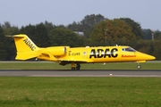 ADAC Luftrettung (Aero-Dienst) Bombardier Learjet 60 (D-CURE) at  Hamburg - Fuhlsbuettel (Helmut Schmidt), Germany