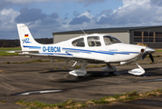 (Private) Cirrus SR22 (D-EBCM) at  Itzehoe - Hungriger Wolf, Germany