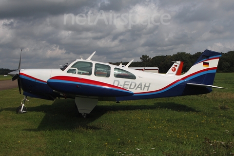 (Private) Beech 35-C33 Debonair (D-EDAH) at  Itzehoe - Hungriger Wolf, Germany