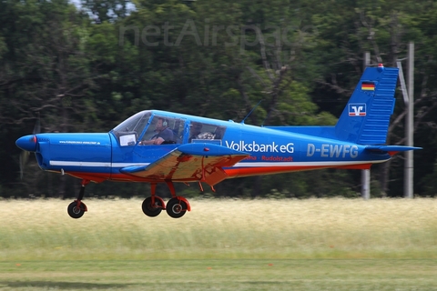 Fliegerschule Rudolstadt Zlin Z-42MU (D-EWFG) at  Bienenfarm, Germany