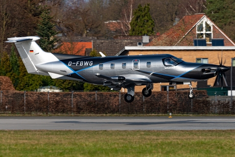 (Private) Pilatus PC-12/47E (NGX) (D-FBWG) at  Hamburg - Fuhlsbuettel (Helmut Schmidt), Germany