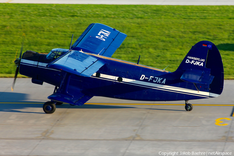 Hanseflug Antonov An-2T (D-FJKA) | Photo 163529