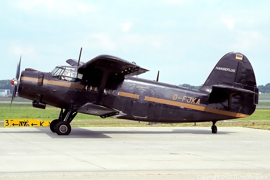 Hanseflug Antonov An-2T (D-FJKA) | Photo 144308