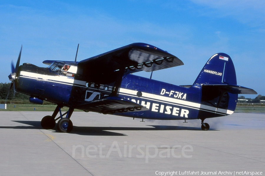 Hanseflug Antonov An-2T (D-FJKA) | Photo 396050