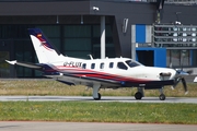 Rheinland Air Service (RAS) Socata TBM 850 (D-FLUX) at  Hamburg - Fuhlsbuettel (Helmut Schmidt), Germany