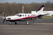 Rheinland Air Service (RAS) Socata TBM 850 (D-FLUX) at  Mönchengladbach, Germany