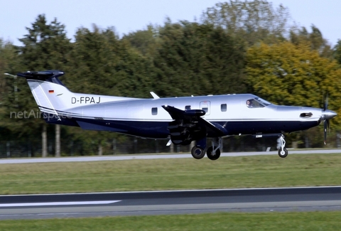 (Private) Pilatus PC-12/47E (NGX) (D-FPAJ) at  Hamburg - Fuhlsbuettel (Helmut Schmidt), Germany