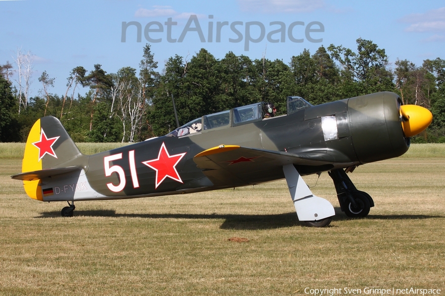 (Private) Yakovlev Yak-11 (D-FYAK) | Photo 518630