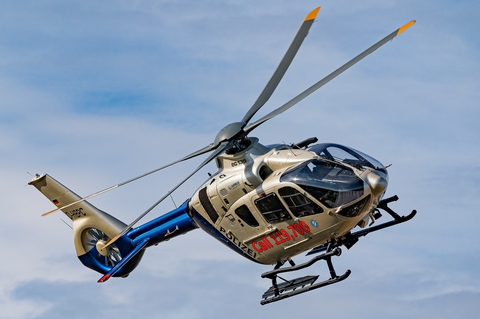 German Police Eurocopter EC135 P2+ (P2i) (D-HBPC) at  Munich, Germany