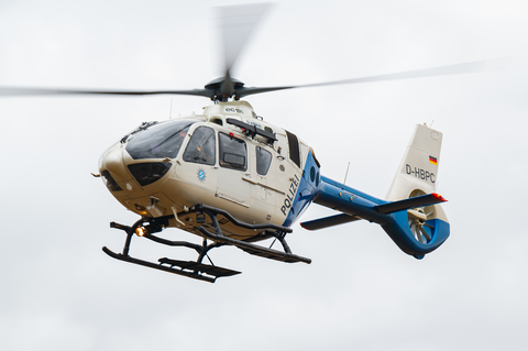 German Police Eurocopter EC135 P2+ (P2i) (D-HBPC) at  Munich, Germany