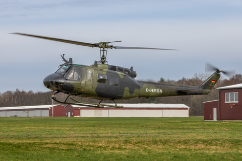 (Private) Bell UH-1D Iroquois (D-HMGN) at  Itzehoe - Hungriger Wolf, Germany