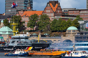 German Police Eurocopter EC135 P2 (D-HONE) at  Hamburg Harbour, Germany