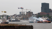 German Police Eurocopter EC135 P2 (D-HONE) at  Hamburg Harbour, Germany