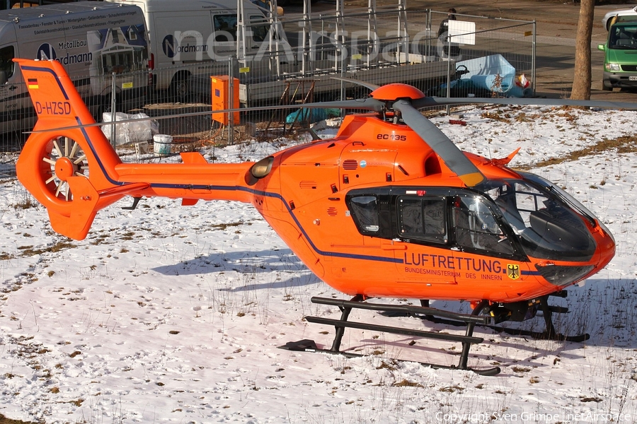 German Interior Ministry - Luftrettung Eurocopter EC135 T2+ (D-HZSD) | Photo 16628