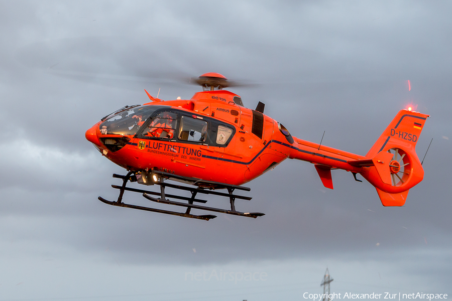 German Interior Ministry - Luftrettung Eurocopter EC135 T2+ (D-HZSD) | Photo 446897