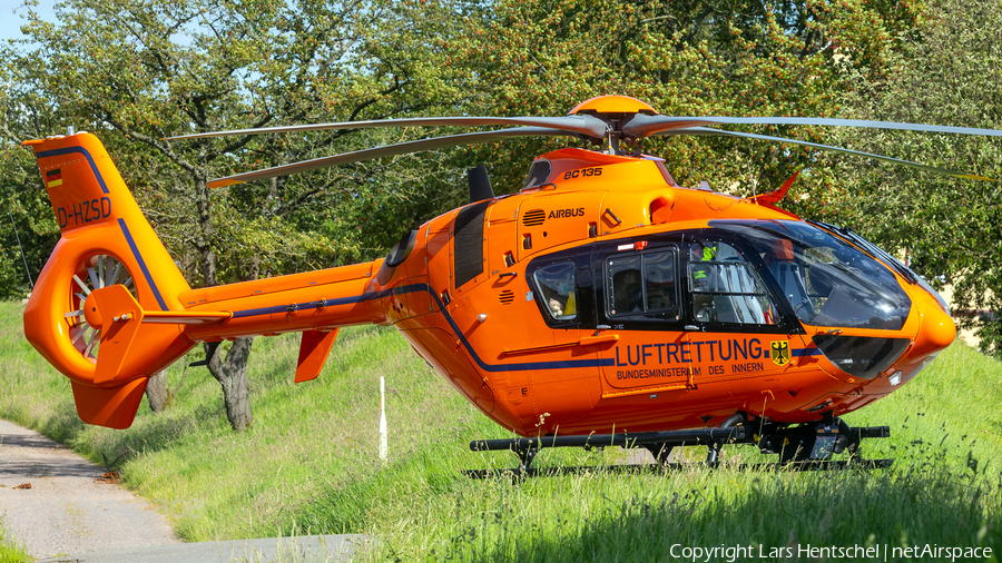 German Interior Ministry - Luftrettung Eurocopter EC135 T2+ (D-HZSD) | Photo 512307