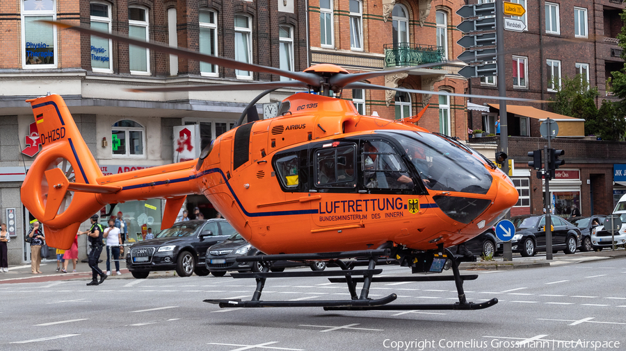 German Interior Ministry - Luftrettung Eurocopter EC135 T2+ (D-HZSD) | Photo 518107