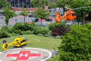 German Interior Ministry - Luftrettung Eurocopter EC135 T2+ (D-HZSE) at  Off-airport - Uniklinikum Muenster, Germany