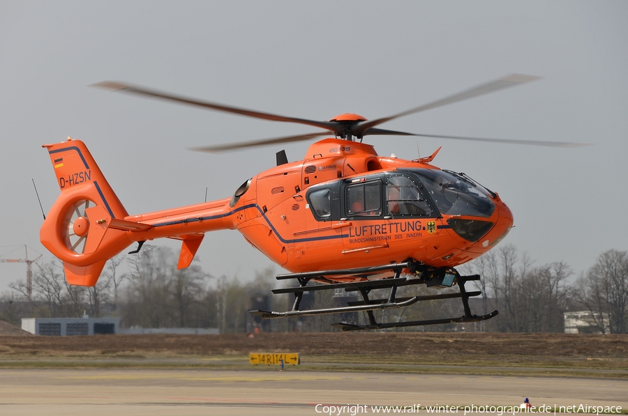 German Interior Ministry - Luftrettung Eurocopter EC135 T2+ (D-HZSN) | Photo 416497