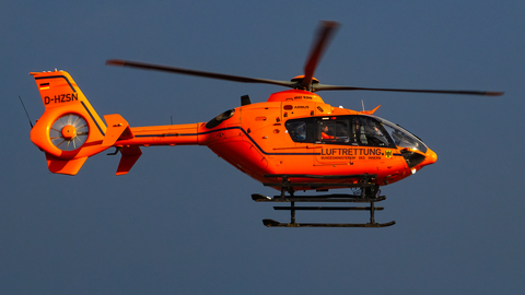 German Interior Ministry - Luftrettung Eurocopter EC135 T2+ (D-HZSN) at  Cologne/Bonn, Germany