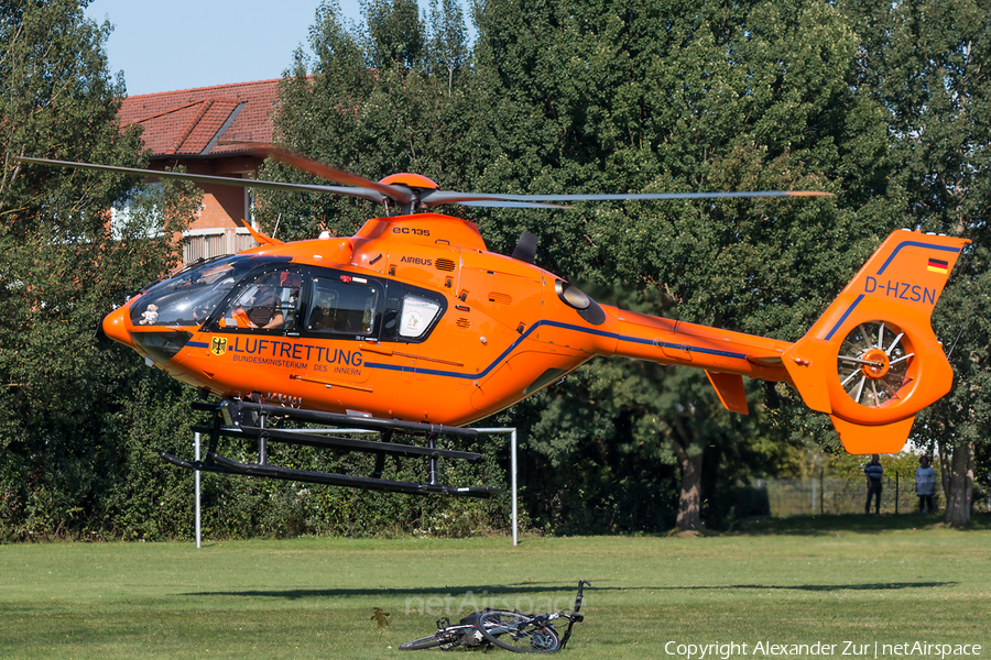 German Interior Ministry - Luftrettung Eurocopter EC135 T2+ (D-HZSN) | Photo 471613