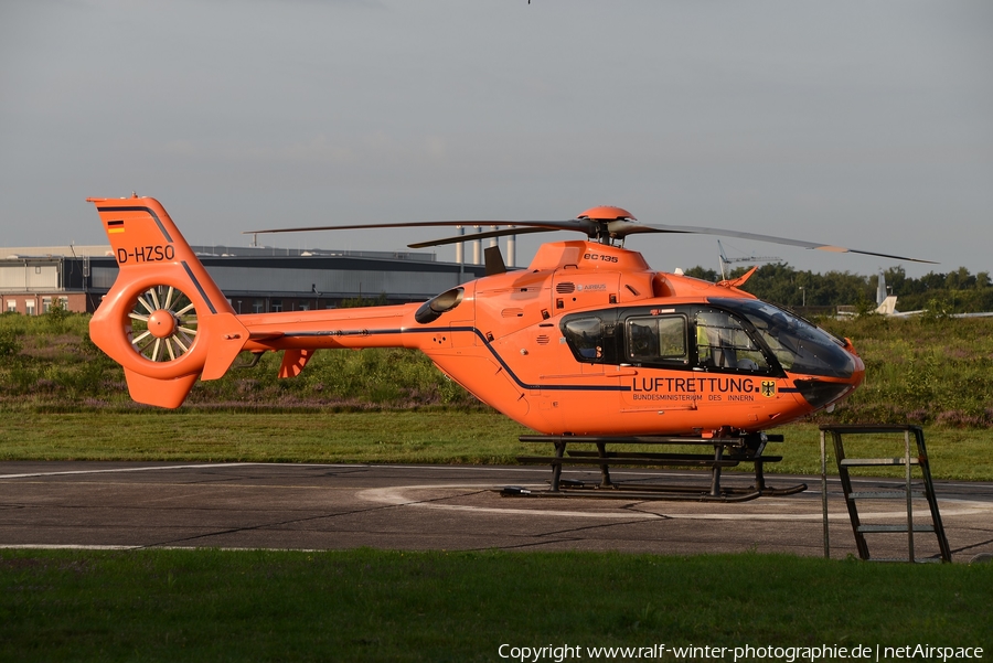 German Interior Ministry - Luftrettung Eurocopter EC135 T2+ (D-HZSO) | Photo 344978
