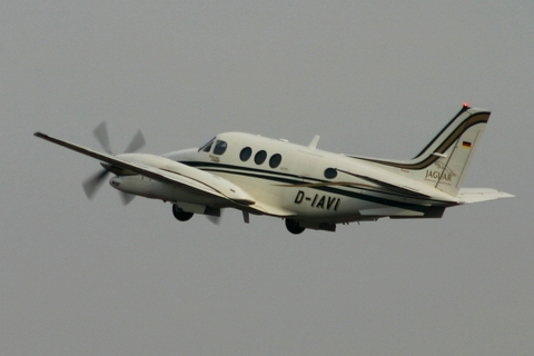 (Private) Beech C90B King Air (D-IAVI) at  Luxembourg - Findel, Luxembourg