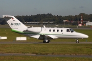 (Private) Cessna 525 Citation CJ1+ (D-ICEY) at  Hamburg - Fuhlsbuettel (Helmut Schmidt), Germany