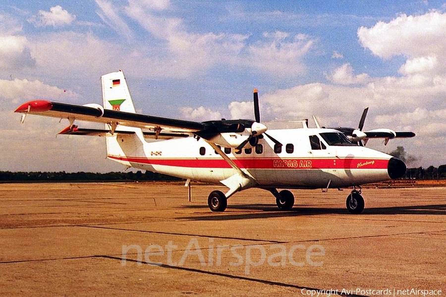 Hadag Air de Havilland Canada DHC-6-300 Twin Otter (D-IDHC) | Photo 68648