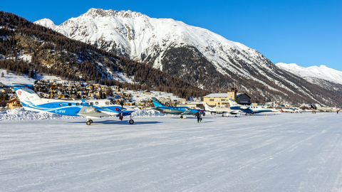 (Private) Beech King Air 260 (D-IPAV) at  Samedan - St. Moritz, Switzerland