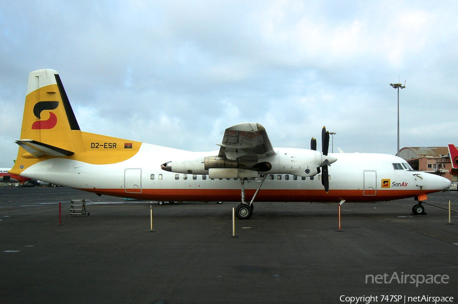 SonAir Fokker 50 (D2-ESR) | Photo 40953