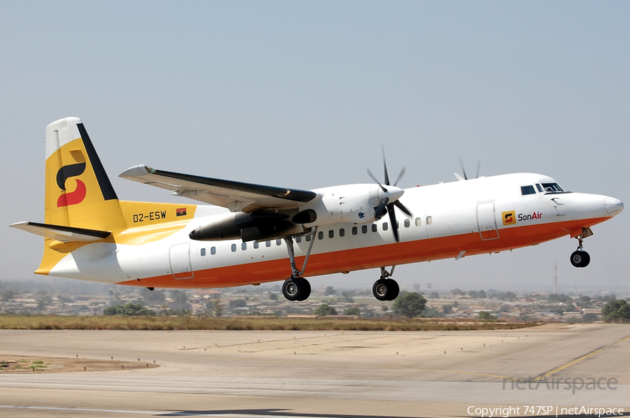 SonAir Fokker 50 (D2-ESW) | Photo 60064
