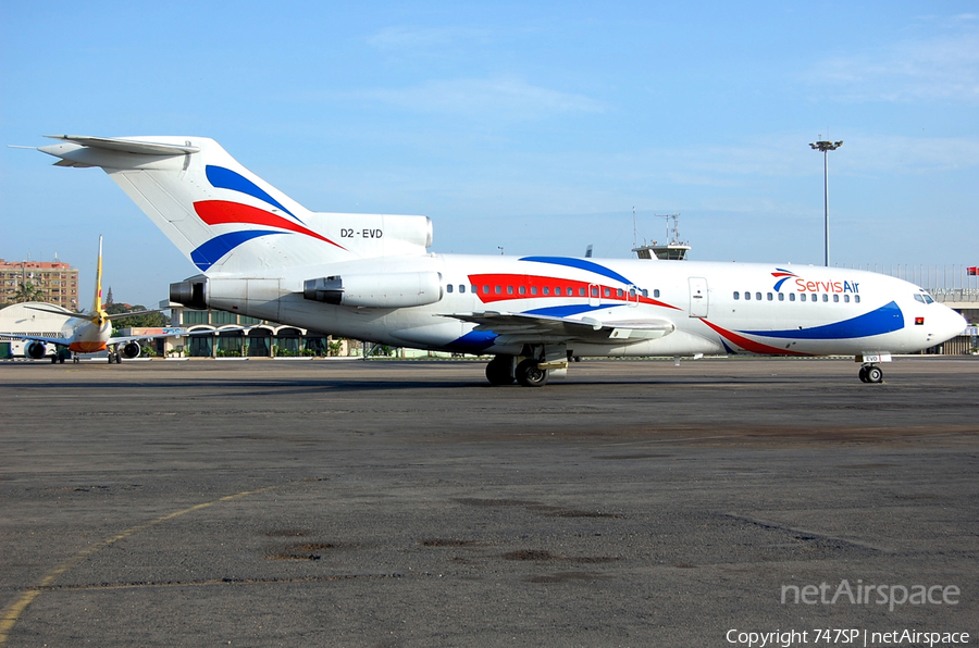 ServisAir Boeing 727-29C (D2-EVD) | Photo 92409