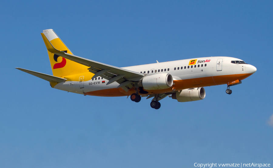 SonAir Boeing 737-7HB (D2-EVW) | Photo 204743