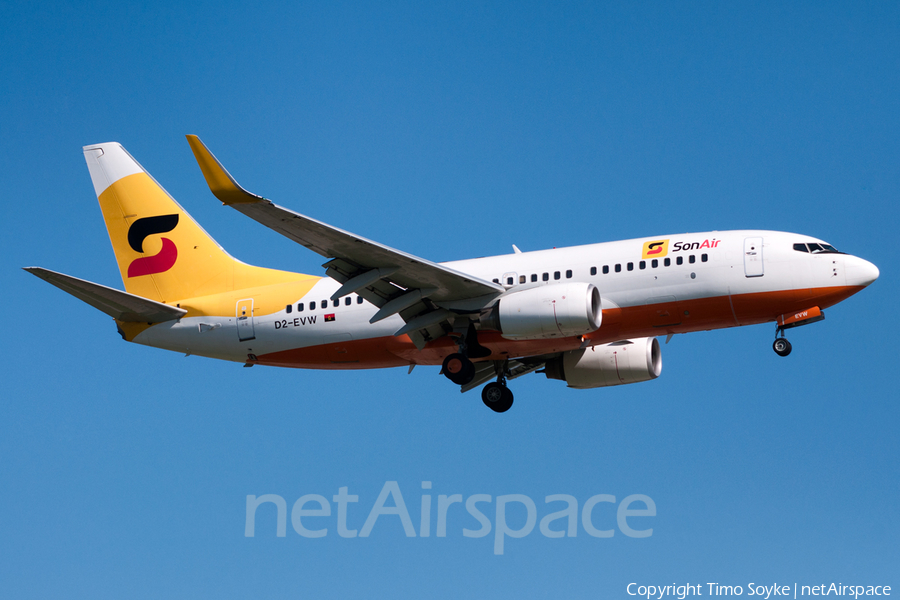 SonAir Boeing 737-7HB (D2-EVW) | Photo 27366