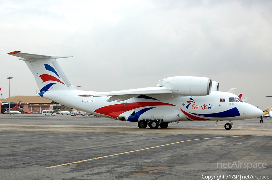 ServisAir Antonov An-72-100 (D2-FGF) | Photo 47002