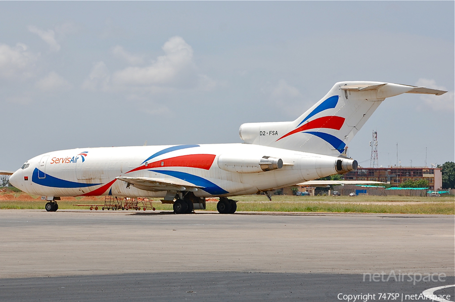 ServisAir Boeing 727-29C (D2-FSA) | Photo 32010